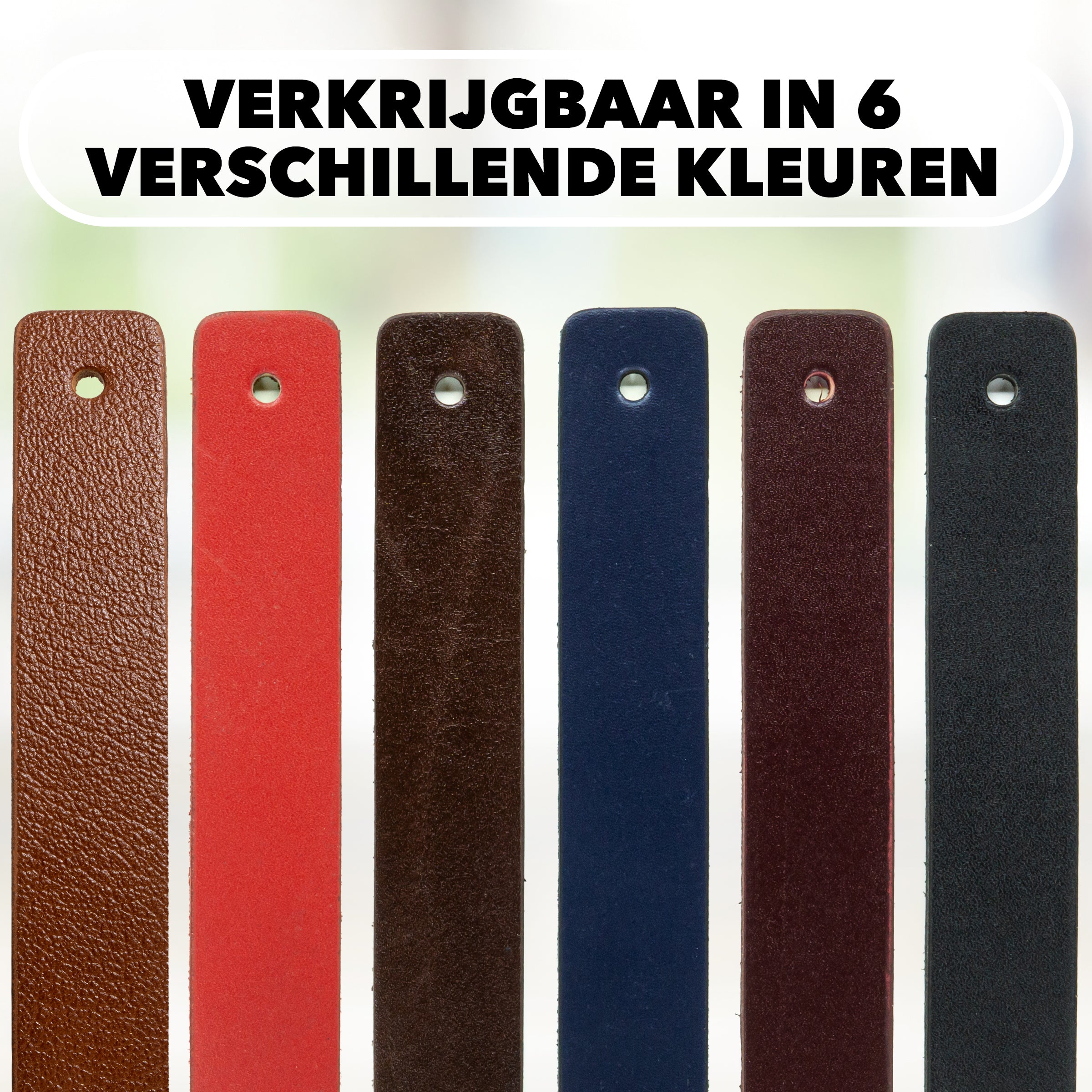 Leren Handgrepen 12 stuks – Meubelgreep – Handvaten Kast – Keukengreep – Ladegreep – Leren Lus – Incl. Sierschroeven – 100% Buffel Leer - Cognac