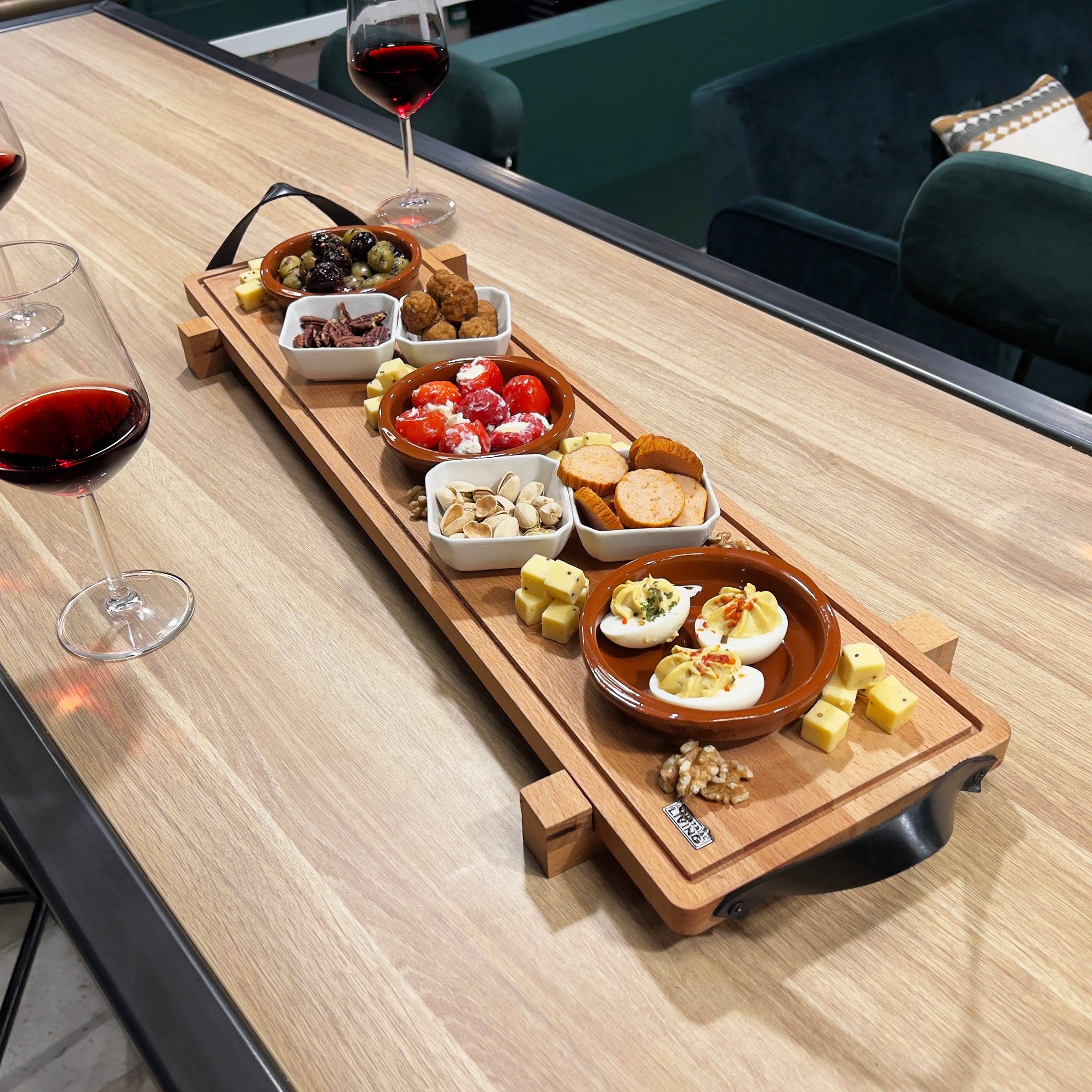 Borrelplank – Tapasplank - Serveerplank- Rechthoek - Hout