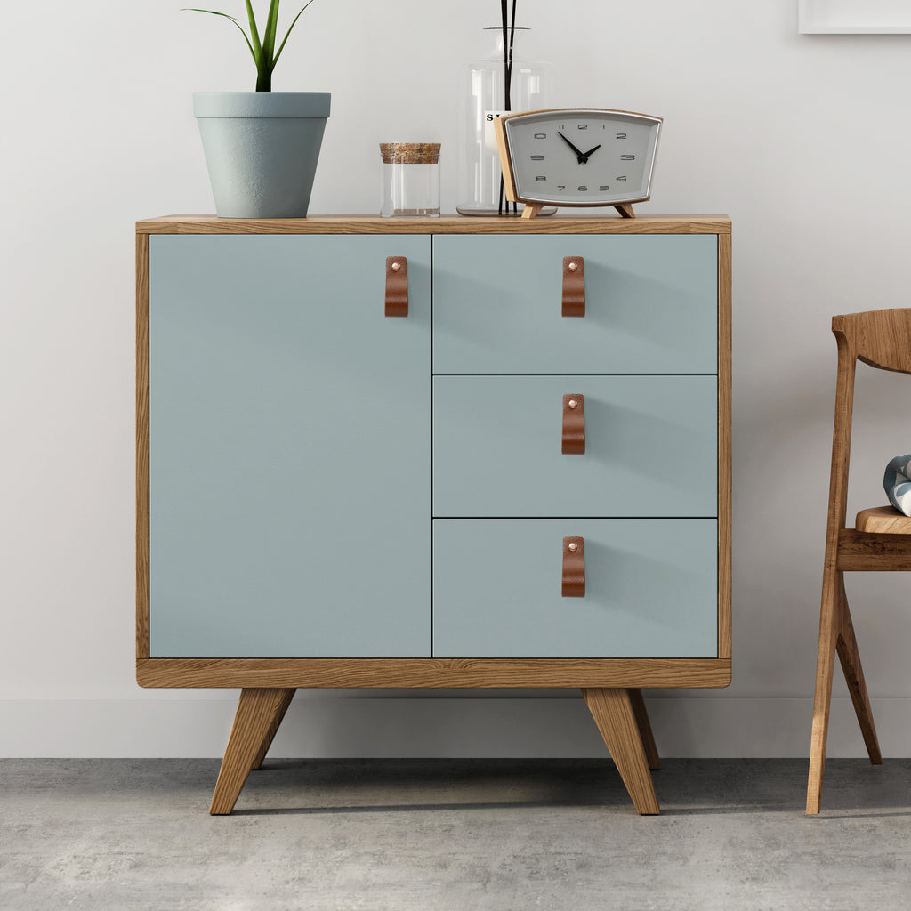 Leren Handgrepen 12 stuks – Meubelgreep – Handvaten Kast – Keukengreep – Ladegreep – Leren Lus – Incl. Sierschroeven – 100% Buffel Leer - Cognac